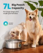 oneisall 7L/230oz Dog Water Fountain for Multi-pet Household,PWF002 - Image 2