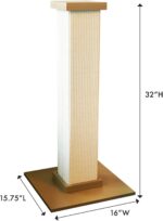 SmartCat Pioneer Pet Ultimate Scratching Post (Beige) - Image 2