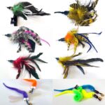 AcceLeah 11Pcs Cat Wand Refills, Feather Dragonfly & Worm Attachments - Image 3
