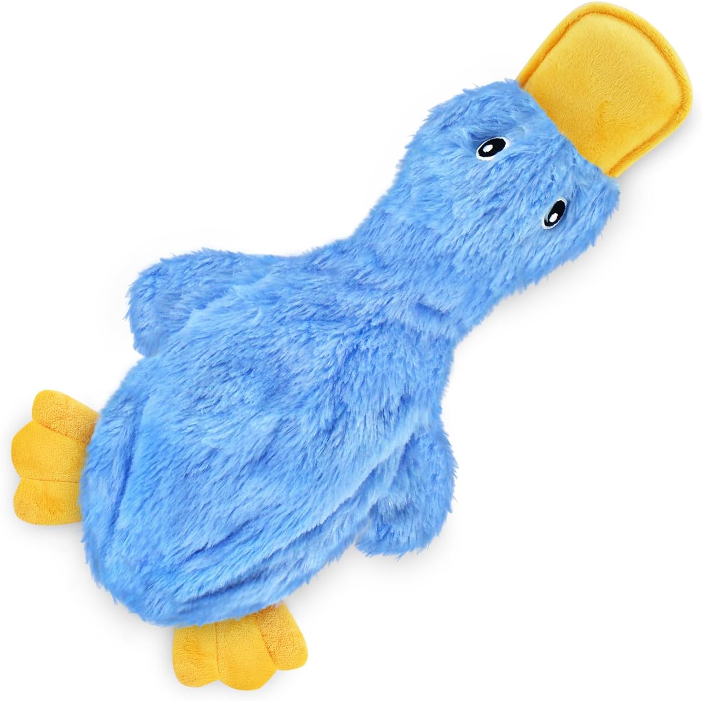 Best Pet Supplies Interactive Squeaky Dog Toy – Crinkle Duck, Blue Best Pet Supplies Interactive Squeaky Dog Toy – Crinkle Duck, Blue