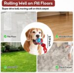 Dog Toys Interactive Rolling Ball with Rope, Motion-Activated - Image 2