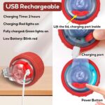 Dog Toys Interactive Rolling Ball with Rope, Motion-Activated - Image 5