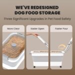 20-23 Lbs Dog Food Storage Container,Collapsible Dog Food Container - Image 3