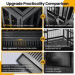 Oranland 38 Inch Heavy Duty Dog Crate,Upgraded Reinforced Baseplate - Image 5