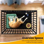Oranland 38 Inch Heavy Duty Dog Crate,Upgraded Reinforced Baseplate - Image 6