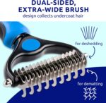 Pat Your Pet Deshedding Brush & Metal Comb Grooming Combo - Image 4
