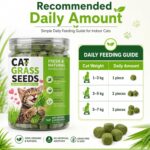 Cat Grass for Indoor Cats, Natural Cat Grass Treats - Image 5