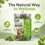 Cat Grass for Indoor Cats, Natural Cat Grass Treats - Image 7