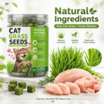 Cat Grass for Indoor Cats, Natural Cat Grass Treats - Image 9