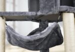 YUNIQUE Cat Tree with Cat Condo and Big Hammock, Grey - Image 6
