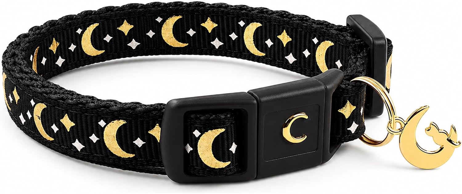 Breakaway Cat Collar with Bell for Kittens & Cats