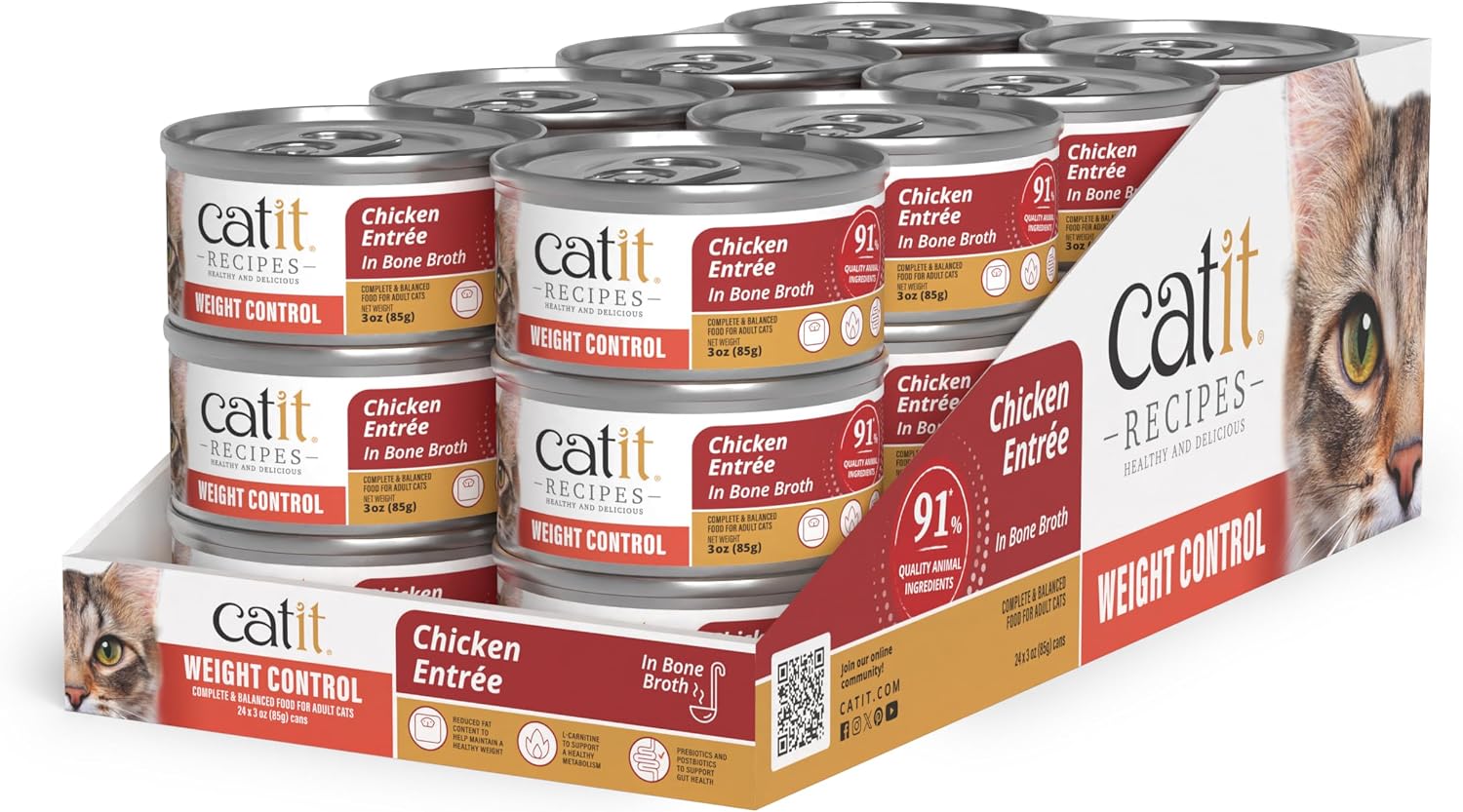 Catit Recipes Weight Control Chicken Entrée – 3oz (24/cs) Catit Recipes Weight Control Chicken Entrée – 3oz (24/cs)
