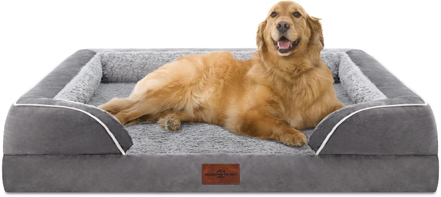 Comfort Expression Waterproof Orthopedic Dog Bed for Extra Large Dogs Comfort Expression Waterproof Orthopedic Dog Bed for Extra Large Dogs