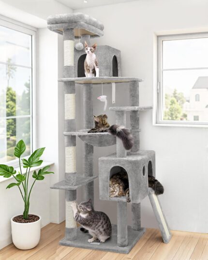 Globlazer F70 Pro Heavy Duty Cat Tree Tower for Indoor Cats Large Adult