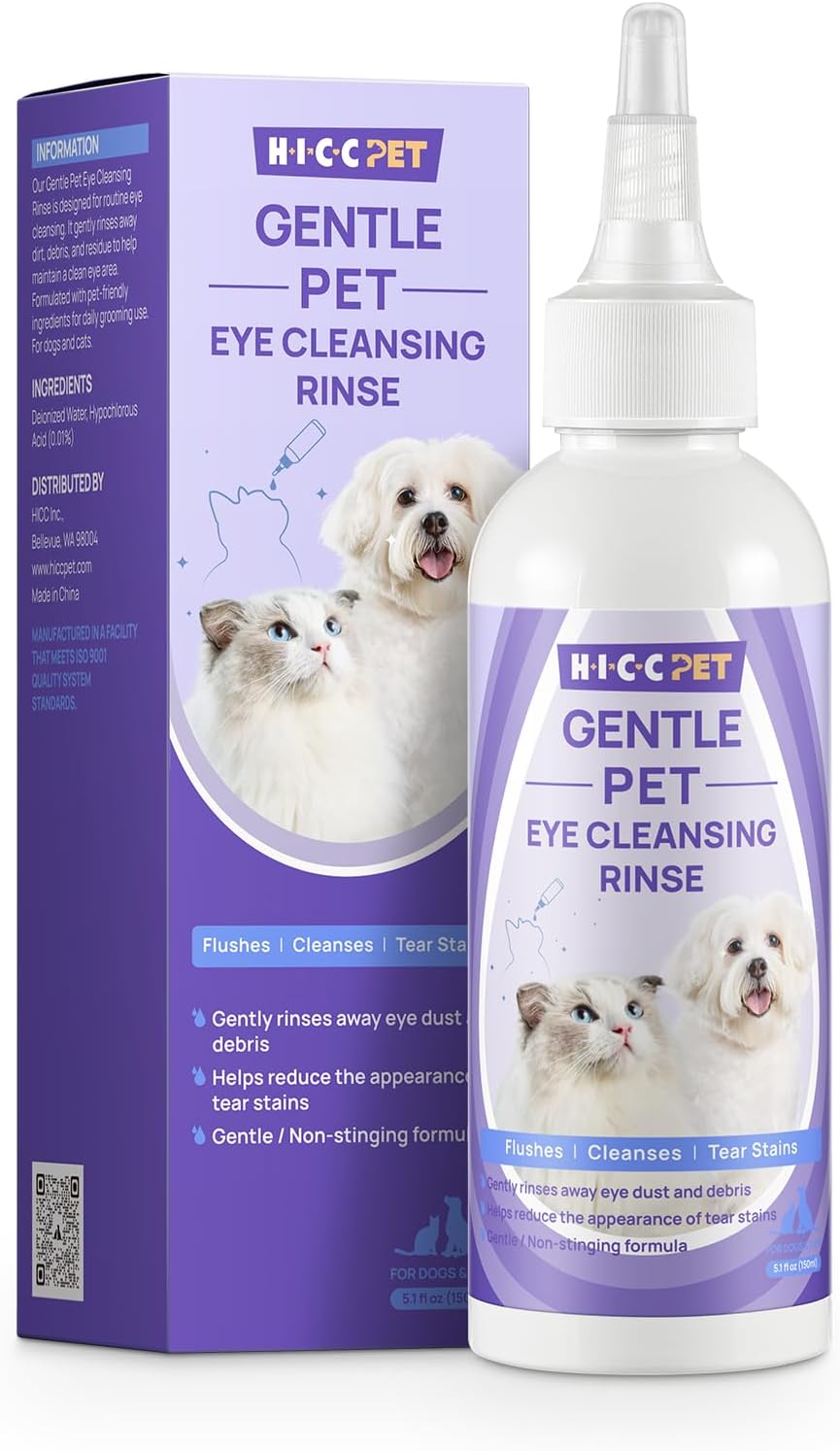 HICC PET Eye Area Cleansing Liquid for Dogs & Cats HICC PET Eye Area Cleansing Liquid for Dogs & Cats