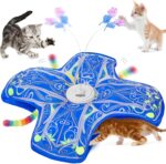 Interactive Cat Toys for Indoor Cats,Automatic Kitten Tunnel Toy