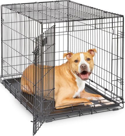 Midwest 36-Inch Single Door iCrate, for Medium-Large Breeds, 41-70 lbs
