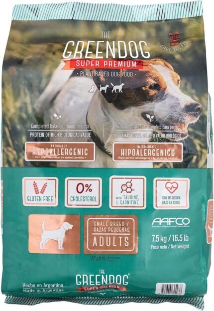 Super Premium - Adult Small Bite - 16.5 Lb Bag Dog Food - Plant Based Protein, Vegan Dry Pet Kibble, Gluten Free, Complete Nutrition