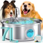 oneisall 7L/230oz Dog Water Fountain for Multi-pet Household,PWF002